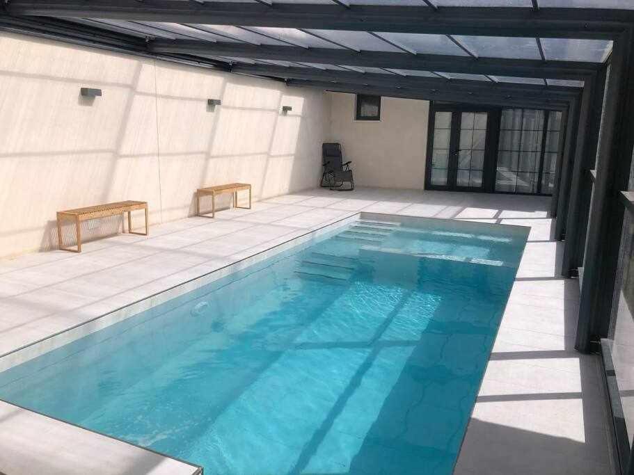 Alojamiento El Pez Casa Con Piscina Climatizada Villafranca de los Caballeros Eksteriør billede