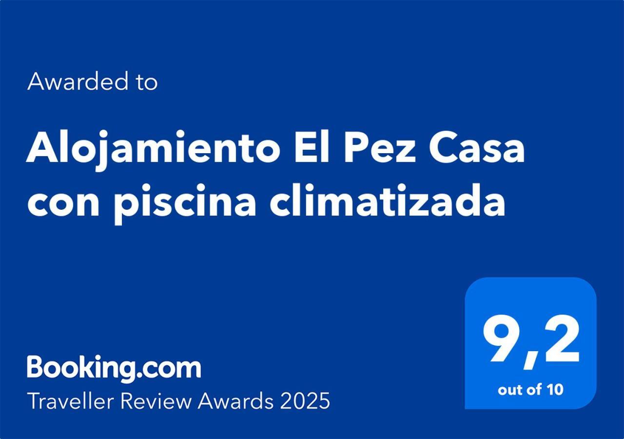 Alojamiento El Pez Casa Con Piscina Climatizada Villafranca de los Caballeros Eksteriør billede